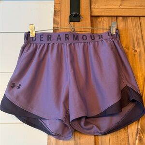 Under Armour Women's Athletic Shorts in Purple
